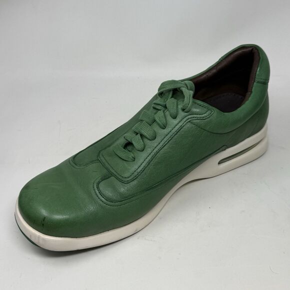 Cole Haan Air Conner Shoes Mens 11.5 M Green Leather Casual Comfort Sneakers - Picture 9 of 16